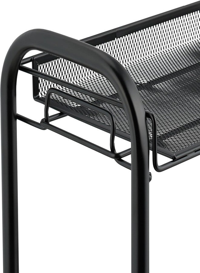 HOME CUBE Metal 2 Tier Kitchen Countertop Spice Container Organizer Rack for Cabinet Pantry - Seasoning Storage Shelf - Bathroom Storage - Image 4